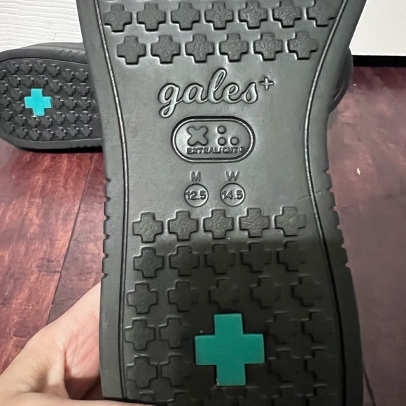 Gales+ Smart PPE Mens 12.5 Lightweight Nursing Medical Rubber Shoes Black NWOB - Picture 9 of 9